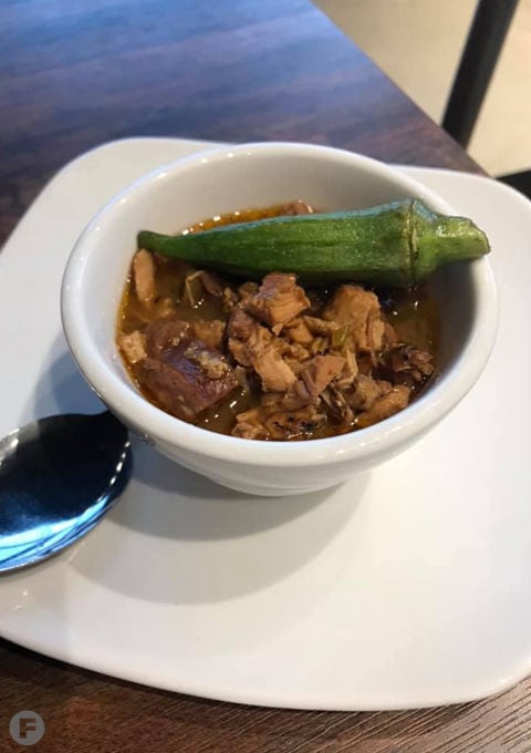 Soirée Steak & Oyster House Gumbo